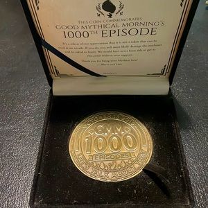 GOOD MYTHICAL MORNING Commemorative 1000th Episode Coin - Rhett and Link